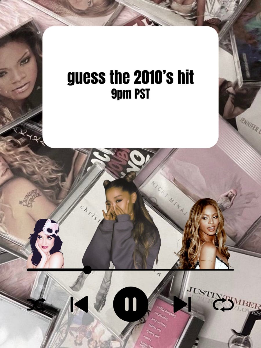 pgphubb's tweet photo. hi pgpettes!

join us tonight after session 3 for a fun game of 'guess the 2010s hit!' https://t.co/CINGrq9v5x