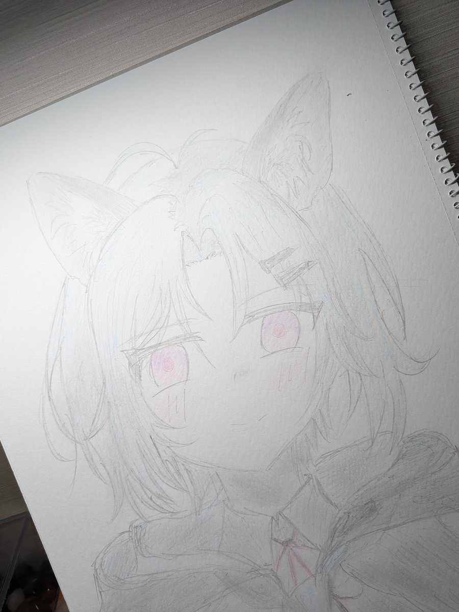 mayo5_n's tweet photo. ちとぉメロすぎやしませんか……
センター分けにケモ耳って罪な女すぎる
#描いてくレイ https://t.co/ZNPjbcynWW