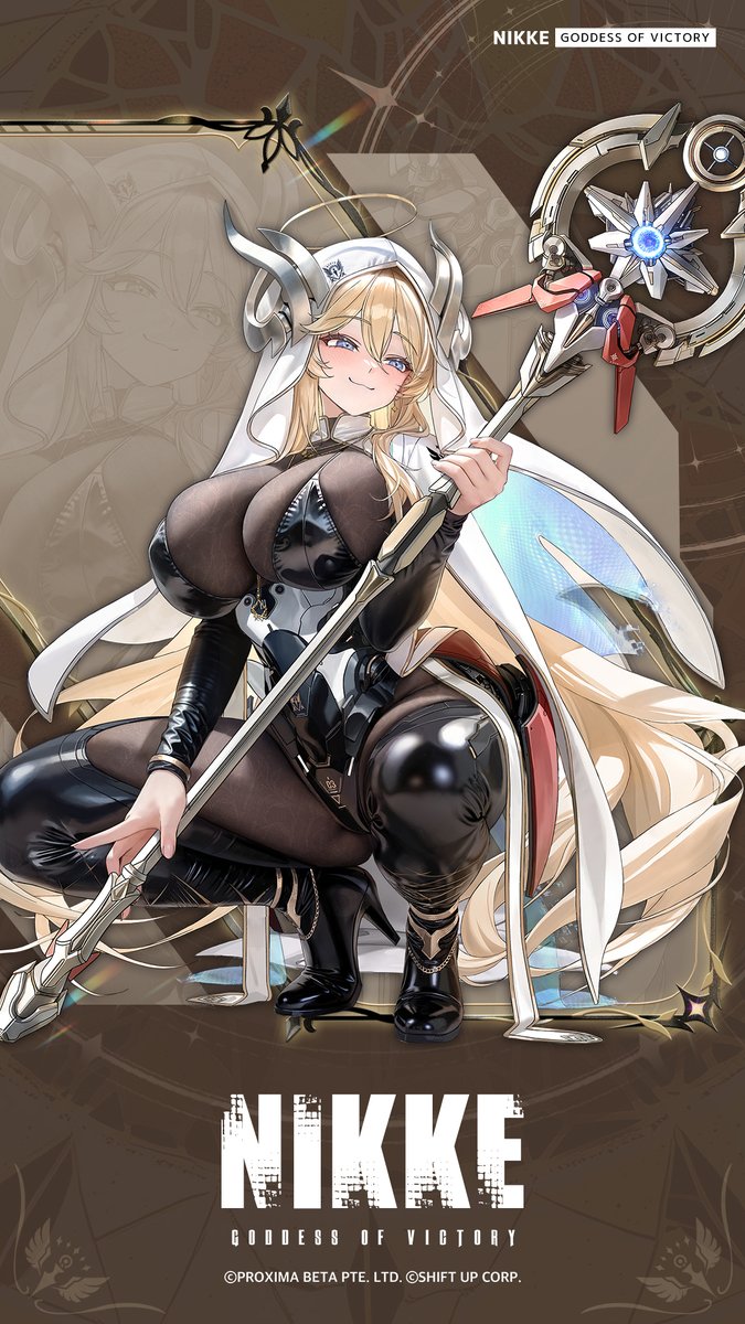 NIKKE_japan's tweet photo. 【NIKKE：ラプンツェル：サンクチュアリ】
ラプンツェル：サンクチュアリ(CV：#三森すずこ)
エデンでの決戦で大破するも、エデンの技術とニケ製造技術で強化したラプンツェル。

「新たな朝の祈りを捧げ…
親愛なるブラザーにごあいさついたします。ふふ。」

#ラプンツェルサンクチュアリ https://t.co/rJ5ORTE78x