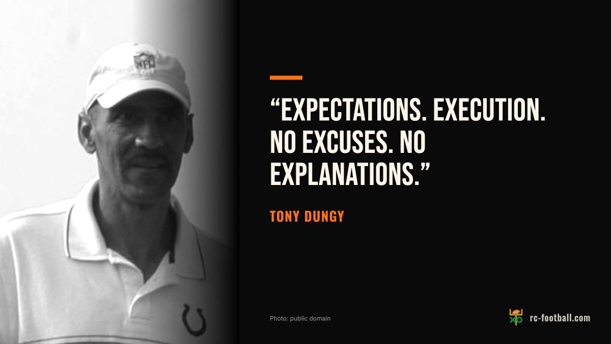 RC_Football_'s tweet photo. "Expectations. Execution. No excuses. No explanations."

Tony Dungy

Six words on his locker room sign for 13 years, and youth flag football coaches reach for the last two after every loss.

The ref missed it. Their kid looks 13. Our best player was at a birthday party.

All true, and none of it changes Tuesday's practice. Name the one thing you will execute better, and drill it.

No excuses, no explanations. Just the next rep.

What excuse do you hear most on your sideline? 👇