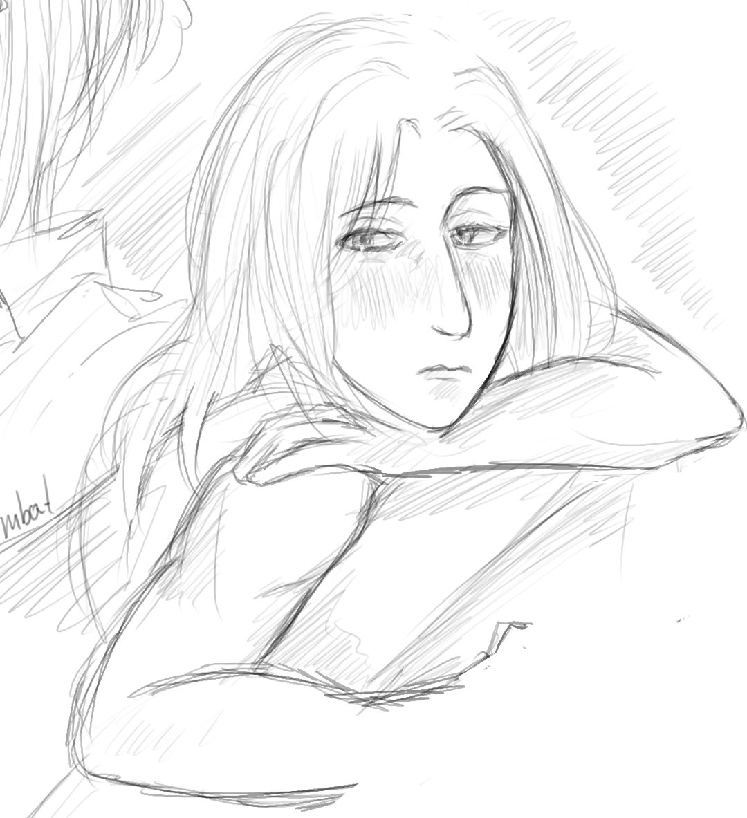 n4mbat's tweet photo. Some #aruani sketches bc they are my cuties 
#aot #AttackOnTitan #annieleonhart #arminarlert https://t.co/uPV7VTvdBX