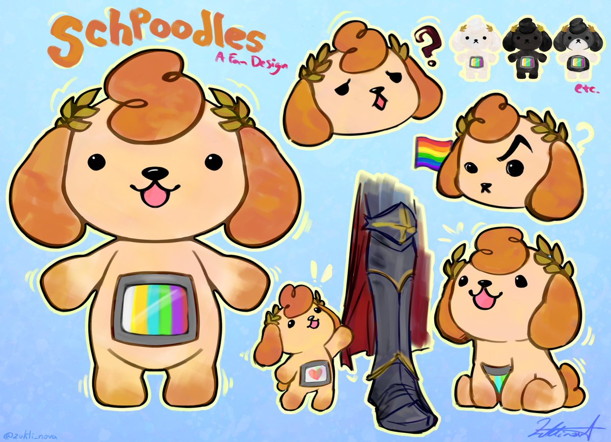 zukli_nova's tweet photo. Schpoodles are so cute I had to make a design #schpood https://t.co/CfrUsjmHFS