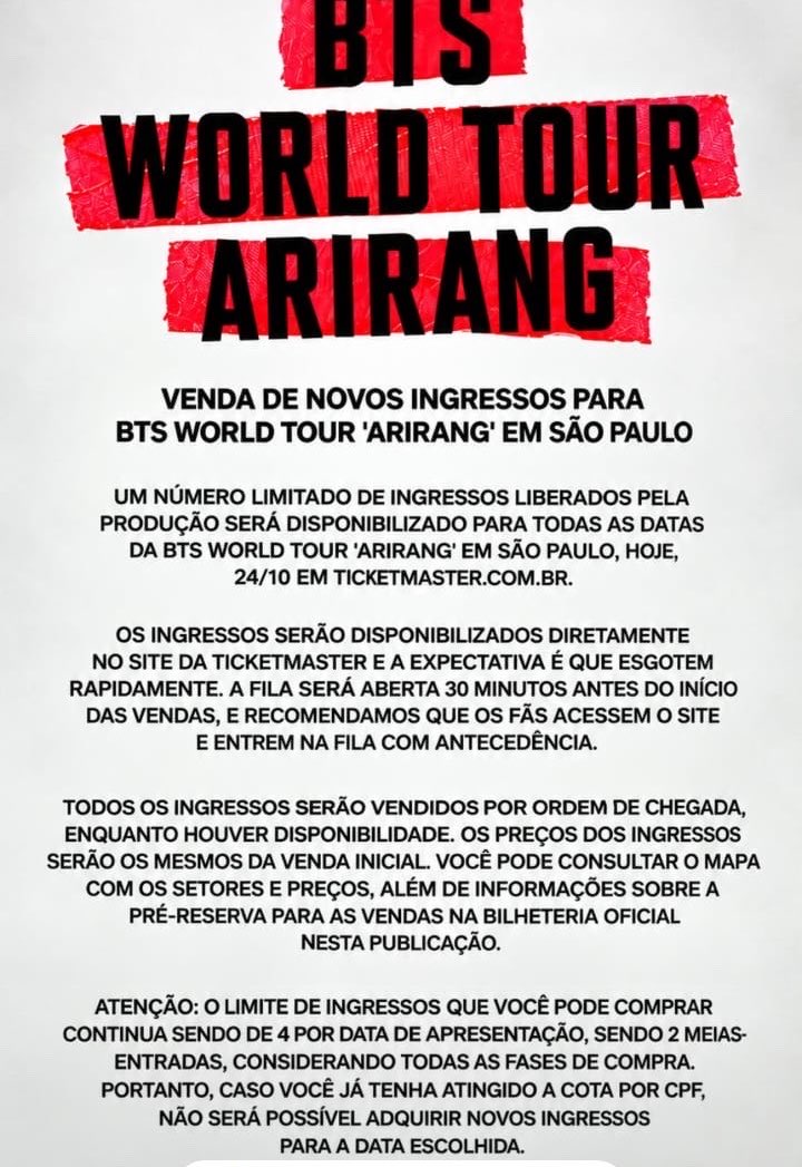 BTSNewsBrasil's tweet photo. Gente se vocês verem isso no insta
É GOLPE!!!

Ele leva a um site falso da Ticketmaster! 
Cuidado pelo amor de Deus https://t.co/3FW6JBPH5H