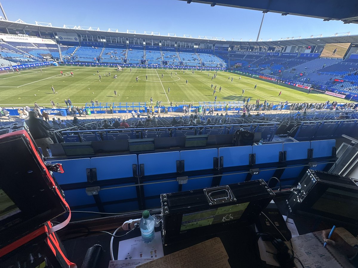 CalWilliamsComm's tweet photo. Join us on @AppleTV in half an hour as we get match day 32 in #MLS started. In Montréal, #Nashville could win the @SupporterShield. Join @CalenCarr &amp; I for commentary 👍🏻

#MLS #CFMontréal #NashvilleSC https://t.co/o8fLiSe5fQ