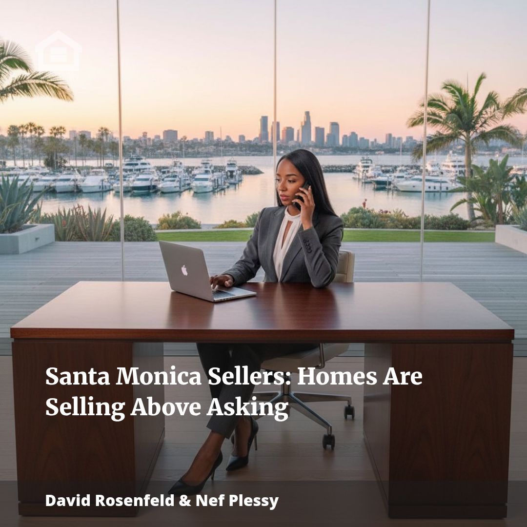 WeAreRealEstate's tweet photo. Santa Monica Sellers: Homes Are Selling Above Asking
Let’s connect and talk about the latest insights in the industry! #advantagerealestate #realestate #realtor #dreamhomes #homebuyers #realestateagent #properties #homesearch #realestateinvesting #housingmarket https://t.co/O06ze65dm2