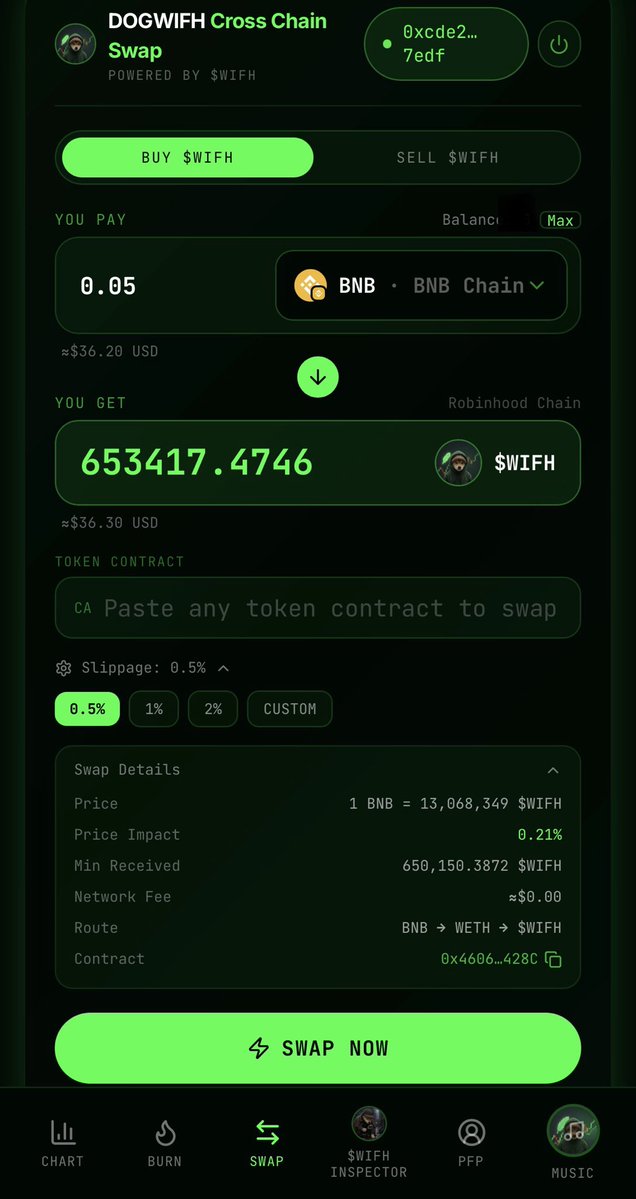 Moonisbase's tweet photo. @DOGWIFH00D @RobinhoodApp brb explaining how to buy Robinhood Chain tokens in 1 click from Solana + BNB  E.T.C,without bridging to someone who did not ask
https://t.co/TReyNFLzQQ https://t.co/b7297oTYqh