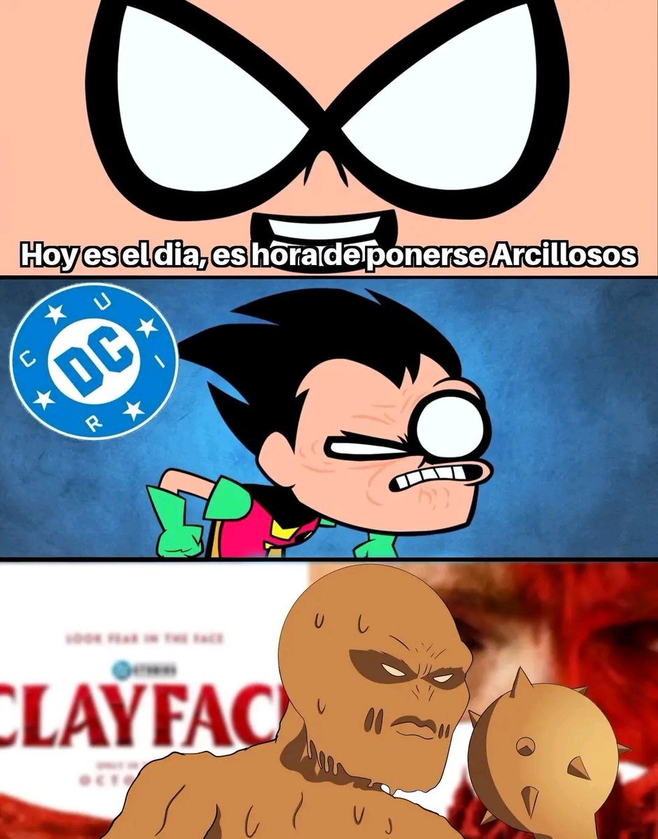 KennedyZanka's tweet photo. Clayface disponible en cines https://t.co/aZGf1zGOmd
