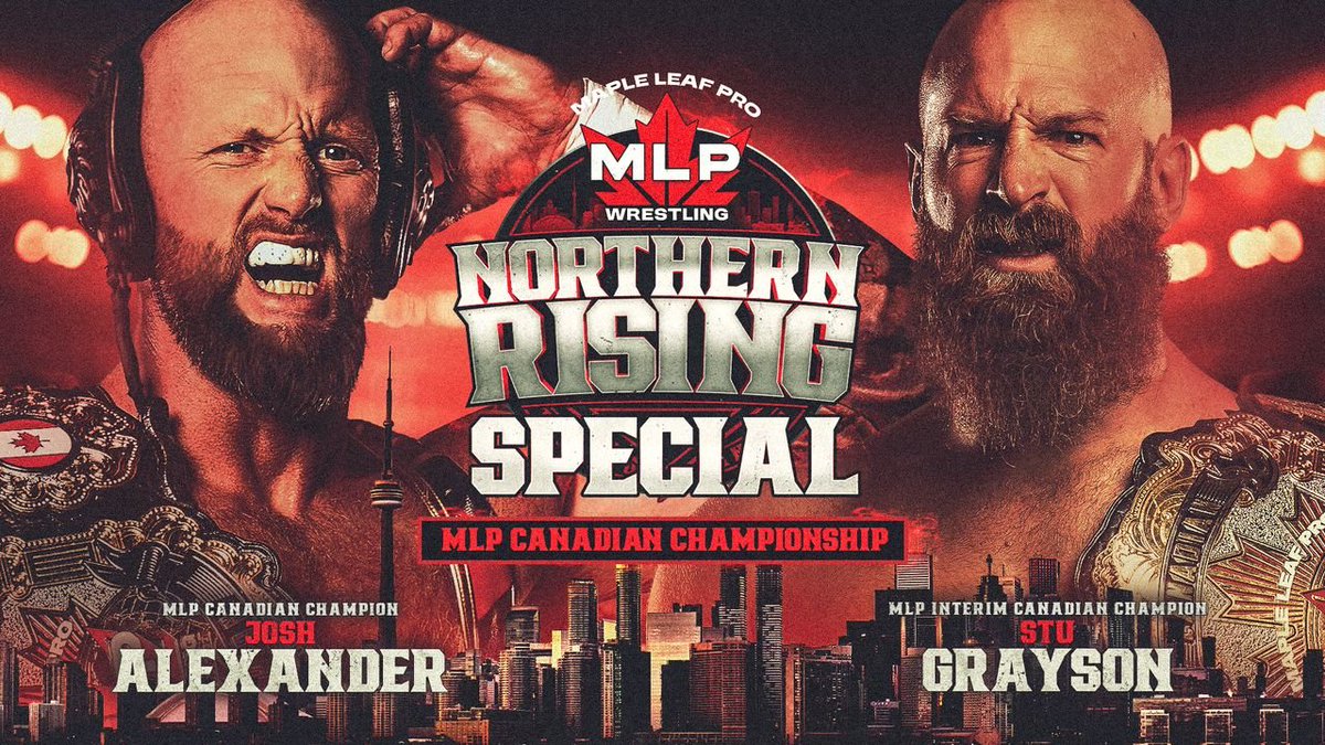 myaewofficial's tweet photo. Don't miss the new @MapleLeafPW episode this week on #MyAEW

A special look at the MLP Northern Rising match: Josh Alexander vs Stu Grayson for the MLP Canadian Championship!

Streaming free: https://t.co/nx0QcsvIwu https://t.co/24YRO5v6ff