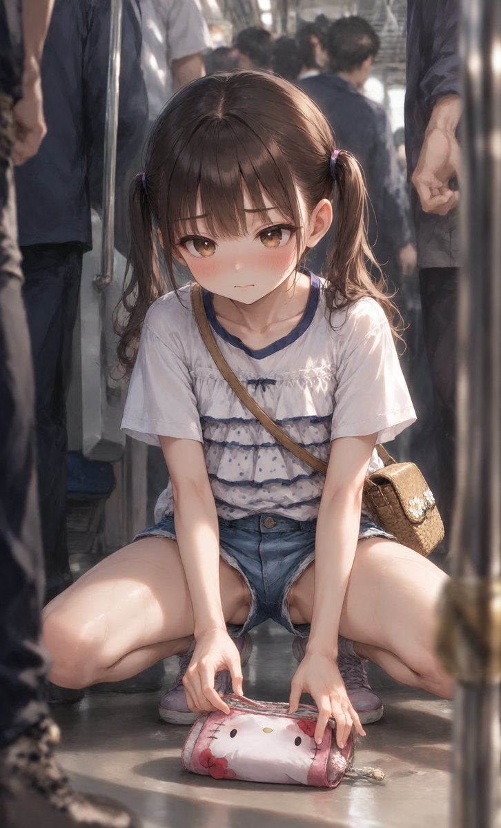 kisara2006's tweet photo. 電車の中で近くに座った人を 
眠ったふりして薄目で観察しがち…

(ぁ……なんか落っことしちゃった……) https://t.co/Wlw1fc5EUh