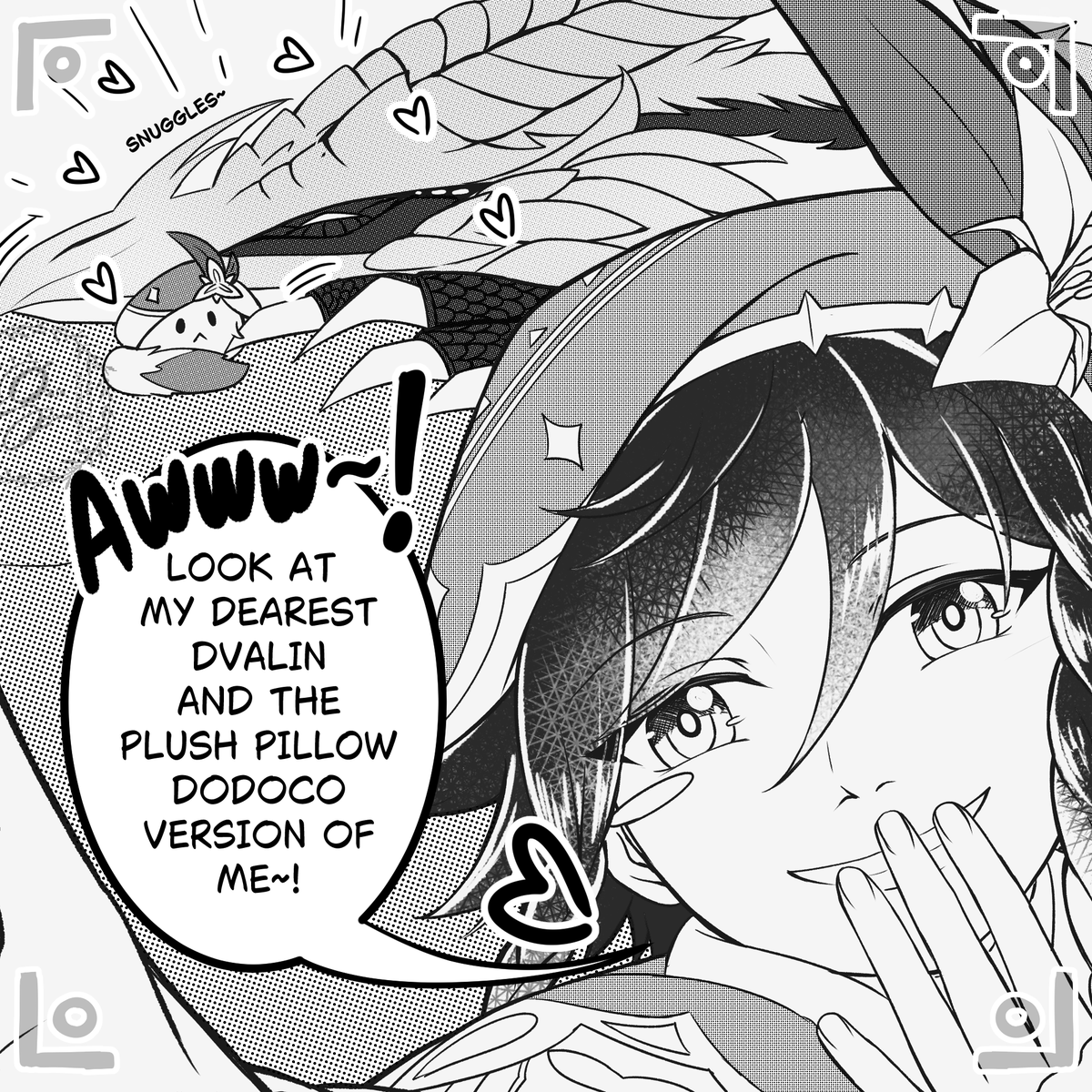 GaiaBarArt's tweet photo. "I guess I have to thank Alice for this. Hehe~♥"

What I can't have, I give to my faves ahaha\

I am late for three days but here they goooo~

#venti #dvalin #inktober2026 #day22 #day23 #day24 #headcanon #dodoco https://t.co/Yh0pdGUmk8