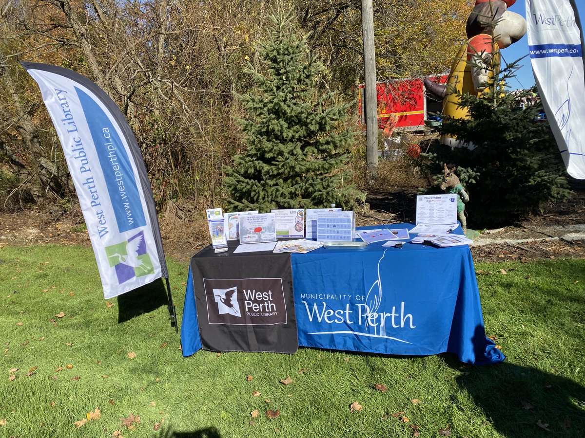 WestPerthON's tweet photo. 🎃 Join us at Spooktacular! Stop by our booth to say hi, pick up library information, public skating schedules, and more. See you there! 👻😊#WestPerth https://t.co/86B0ZXYq8b