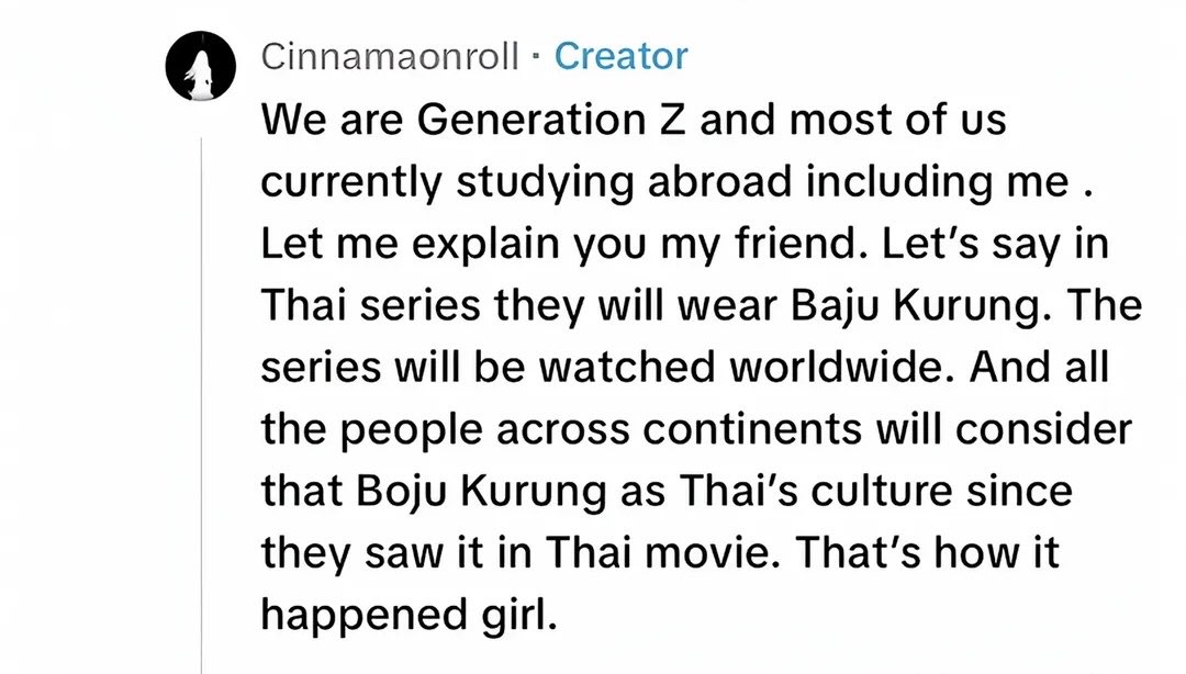 Cinnamonromllc's tweet photo. We just want recognition of our culture. NO hate to Thailands. NO hate to artists. မိပန်း😔😔 #RecognizeMyanmarCulturalHeritage #CulturalCreditMatters https://t.co/85tOLBaJOg