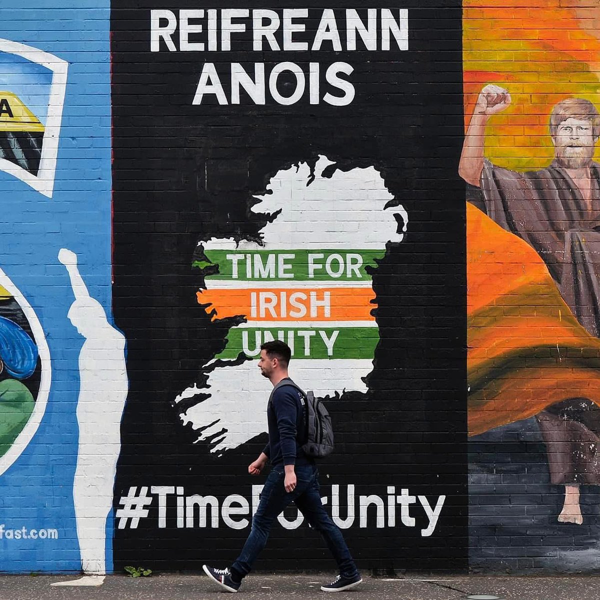 IrishUnity's tweet photo. graffiti on the wall https://t.co/q3Nq1bvMlz