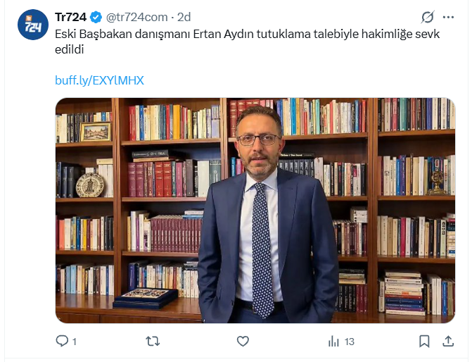 ademyarslan's tweet photo. Zaman Gazetesi'ne kayyım atandığında kutlama mesajı atmıştı. Yıllar geçse de insan unutmuyor işte. https://t.co/dcrr4hqwSl