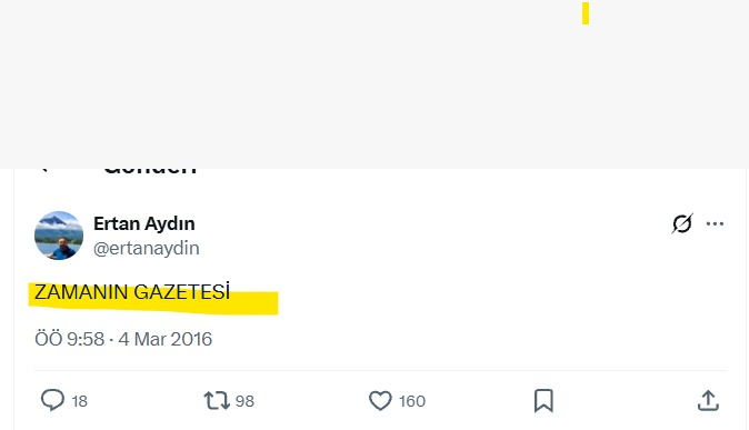 ademyarslan's tweet photo. Zaman Gazetesi'ne kayyım atandığında kutlama mesajı atmıştı. Yıllar geçse de insan unutmuyor işte. https://t.co/dcrr4hqwSl