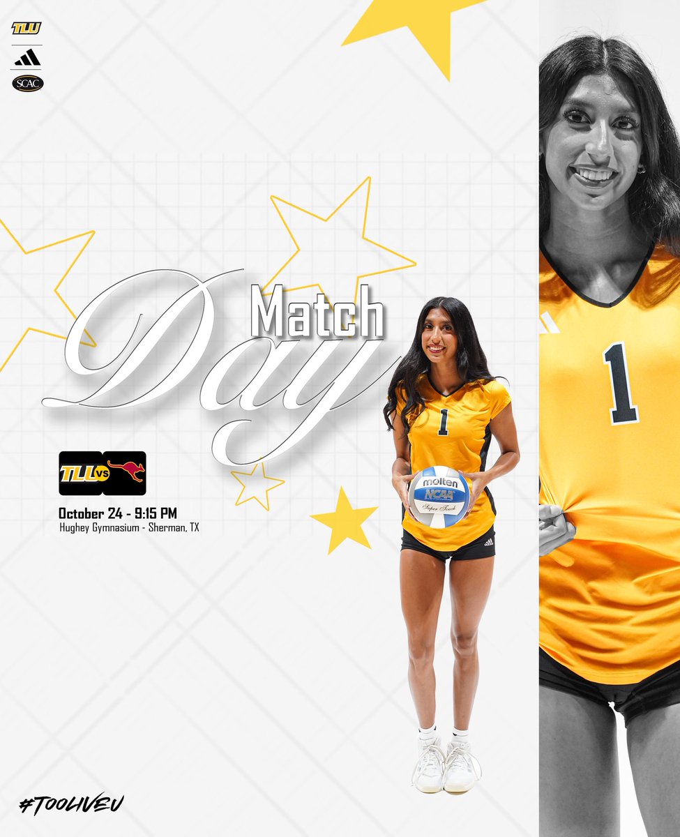 TLU_VB's tweet photo. Dogs after Dark 🌙 🌃

🆚: Austin College 
⏰: 9:15 PM
🏟️: Hughey Gymnasium
📍: Sherman, Texas
💻: https://t.co/FsCbEOjTH3
📊: https://t.co/ZGPh23SEGI

#TooLiveU | #PupsUp https://t.co/Va9zom1ds7