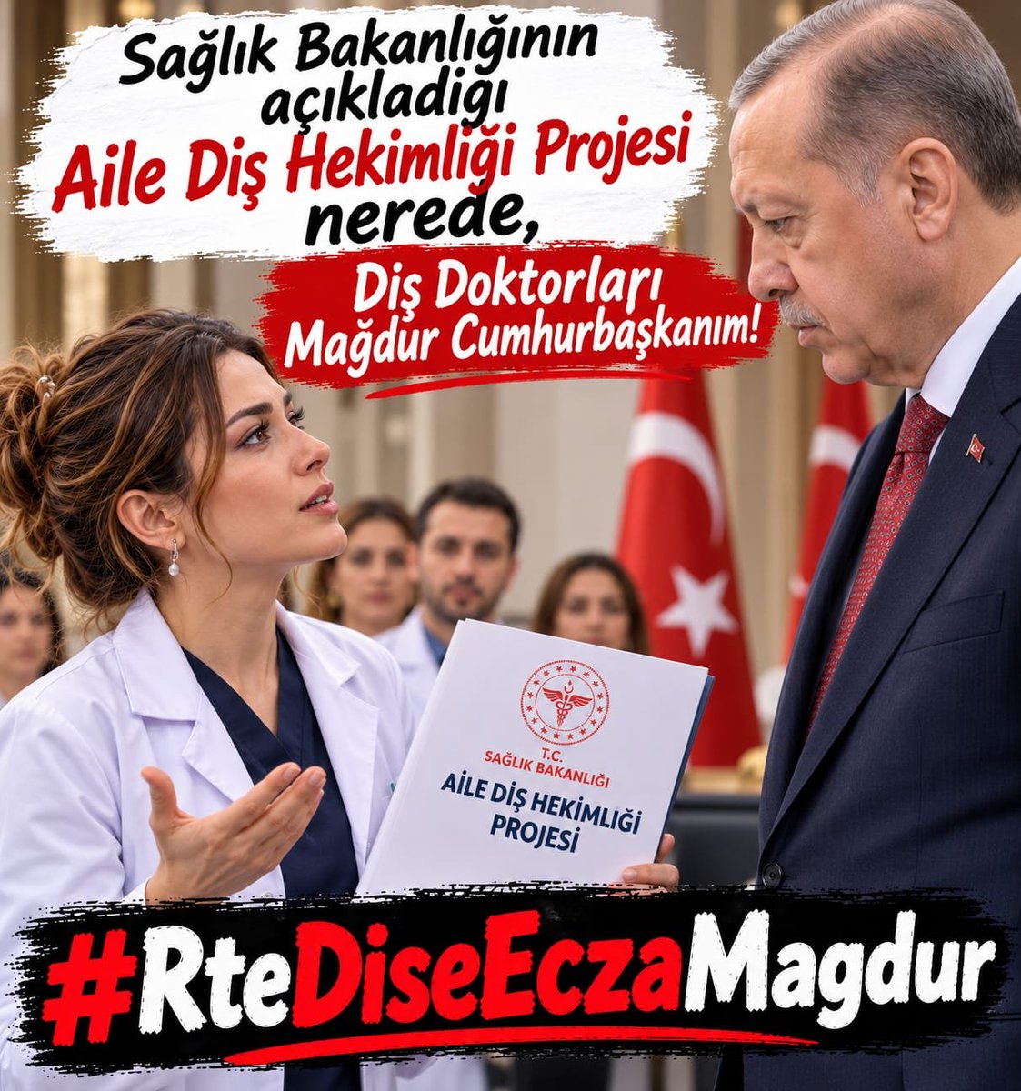 eyllKerimm's tweet photo. Diplomamız var, mesleğimizi yapacak kadro yok! #RteDisEczaMagdur https://t.co/j7nb7ZDf8C