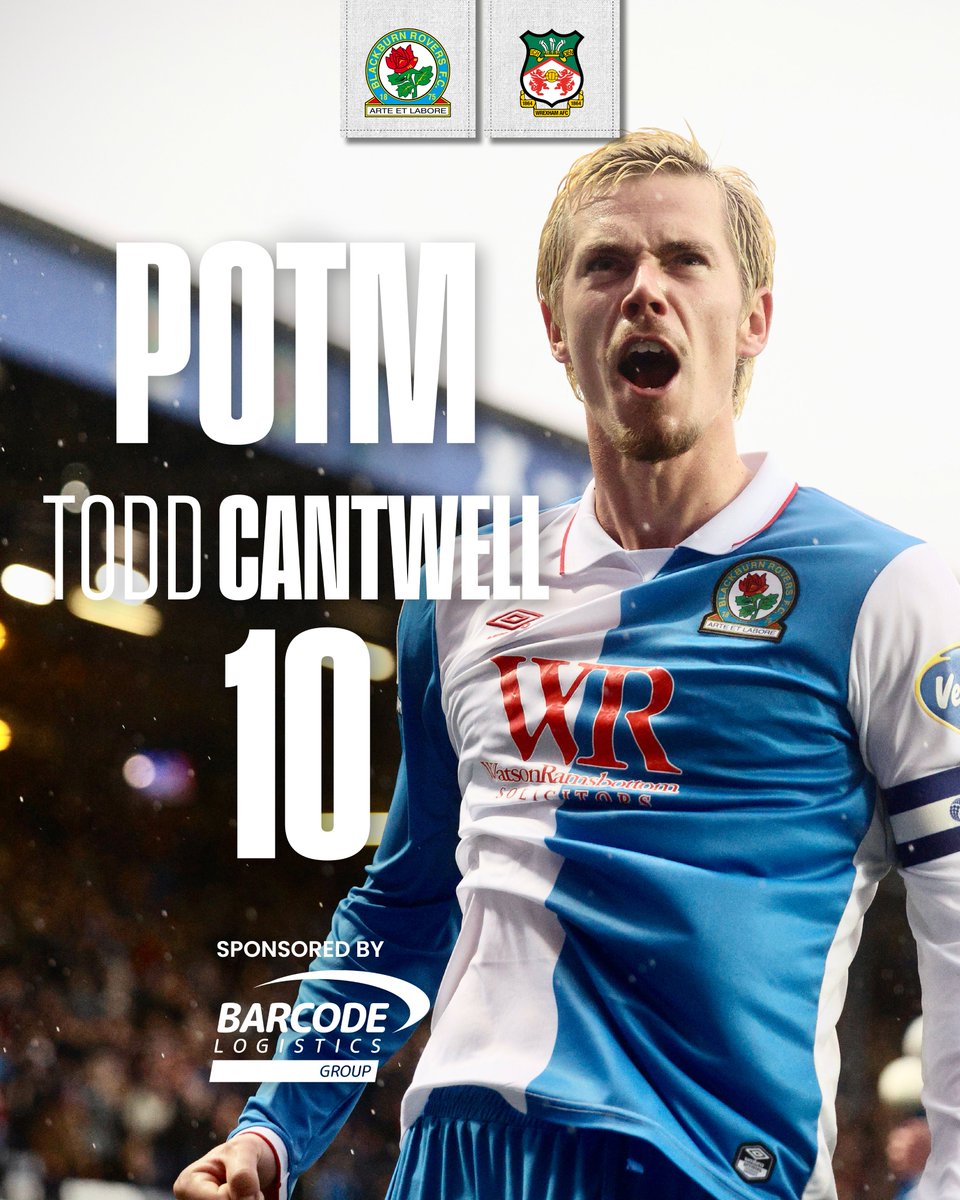 Rovers's tweet photo. 🏆 You voted @ToddCantwell_10 as your @BCLWEB Player of the Match this afternoon! 👏

Congrats, Skip! ©️

#ROVvWXM | #Rovers 🔵⚪️ https://t.co/lvKh1CynSQ