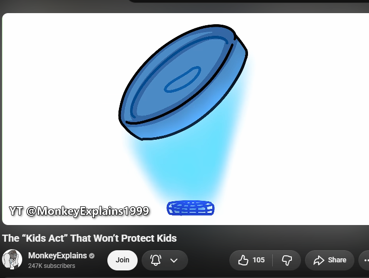 randygamescool's tweet photo. MonkeyExplains just gave us a good runner.

In this new video they give a "Virtual Coin" which has to be used by companies like Instagram, X and Facebook. Its under the New Article 13 which is coming to use with the "Kids Act"

Source:
https://t.co/z402dISNJY

Check it out:
https://t.co/PiT850QR7u