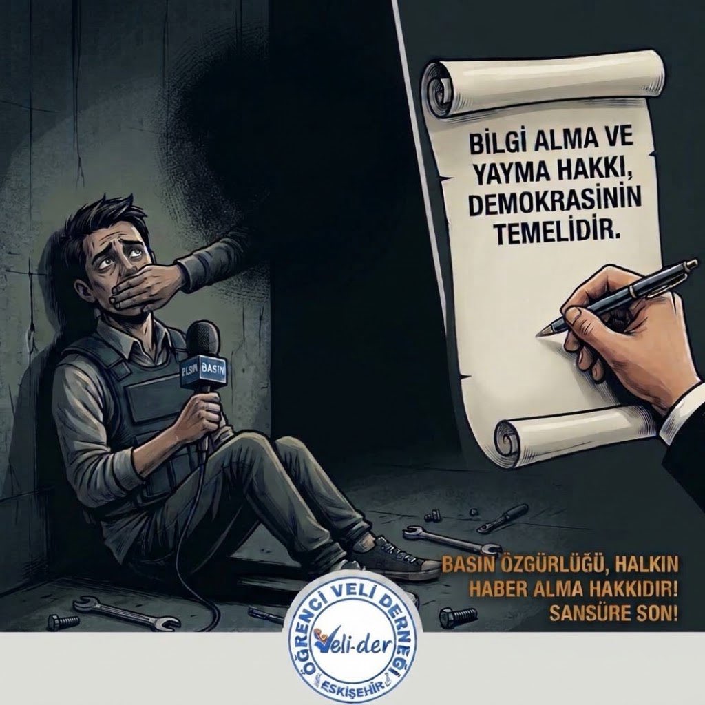 VeliDeresk26's tweet photo. Bilgi alma ve yayma hakkı, demokrasinin temelidir! https://t.co/YYh9tThMGx