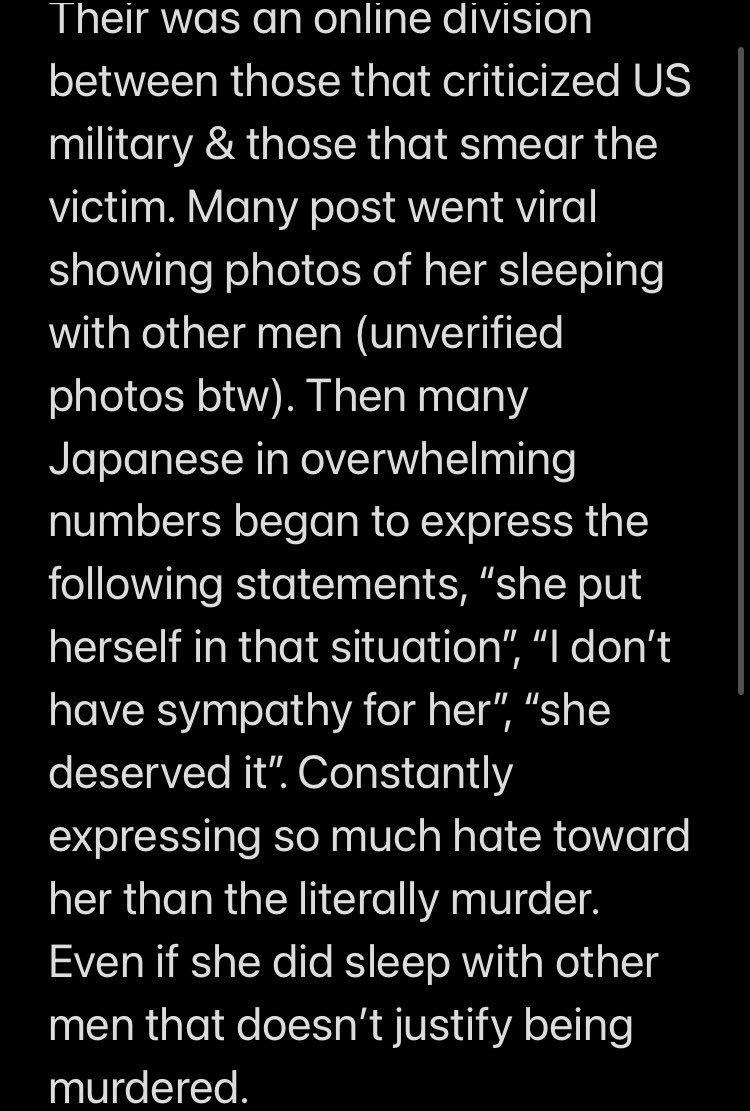 LIecroix's tweet photo. @shrededward Anna Yagi, she was murder by a US Marine this month in Okinawa (Island in Japan that host many US military bases). I want to elaborate on the context but my opinion reaches twitter limit I’ll attached this image https://t.co/JWz3zuoOOz