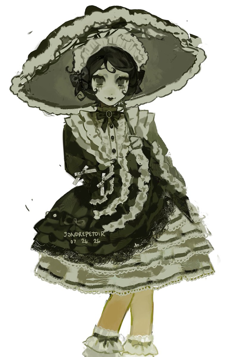 sondrepetoir's tweet photo. lolita cleo i left  unfinished from july and i never will complete :p #cleodecroux https://t.co/UCaiWh6HbH