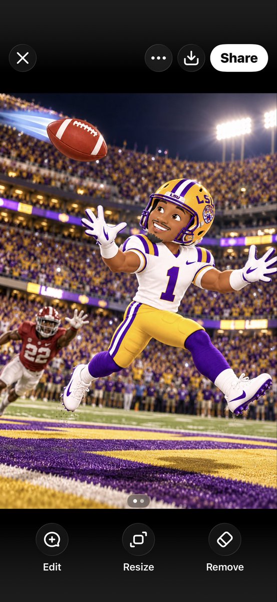 ClarenceSaizon's tweet photo. LEVITT to HARRIS! 70 yards!!
@LSUFootball @LSUrecruiting @CFBplayoff #LSU #LSUfootball #GeauxTigers #ForeverLSU #ncaa #transferportal https://t.co/5H0Vxpjd3x