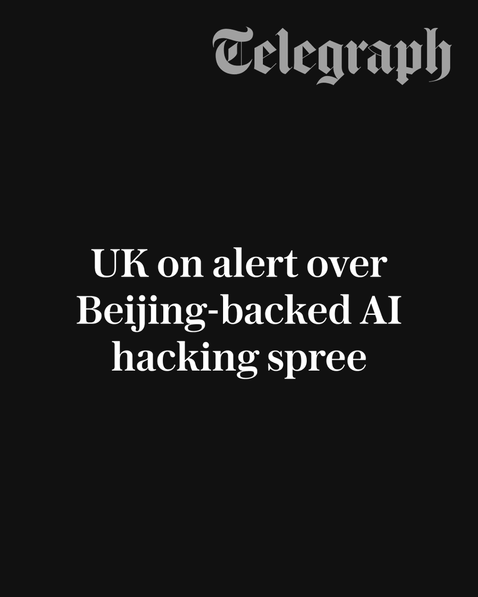 Telegraph's tweet photo. Britain’s cyber security agency is urgently investigating a Beijing-backed hacking campaign amid fears that sensitive secrets were compromised.

🔗: https://t.co/qmxFb37iK2 https://t.co/IJMs1ooiq3