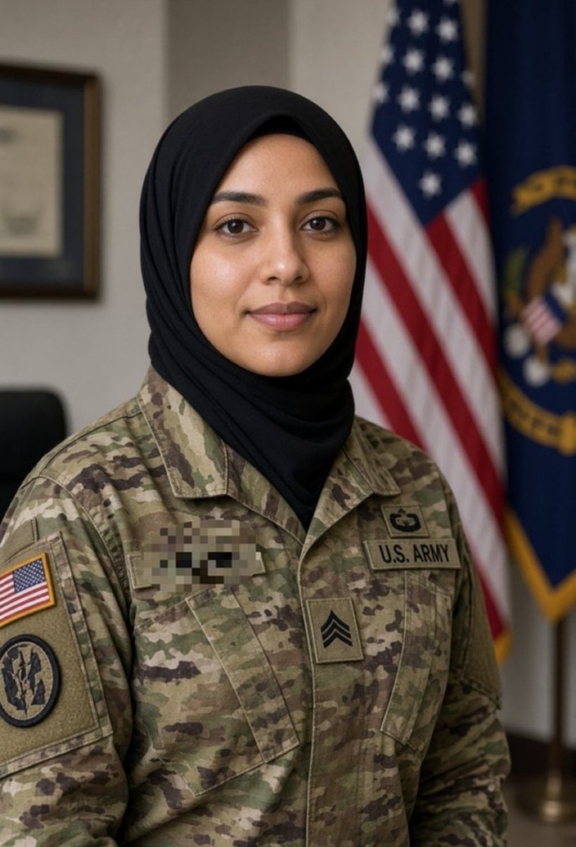 TravelDestiny10's tweet photo. Muslim women in our military says she will Refuse Commands if they target Muslims! 

Should she be Discharged Immediately?

A. Yes 
B.  No https://t.co/OXFwrRnOZr