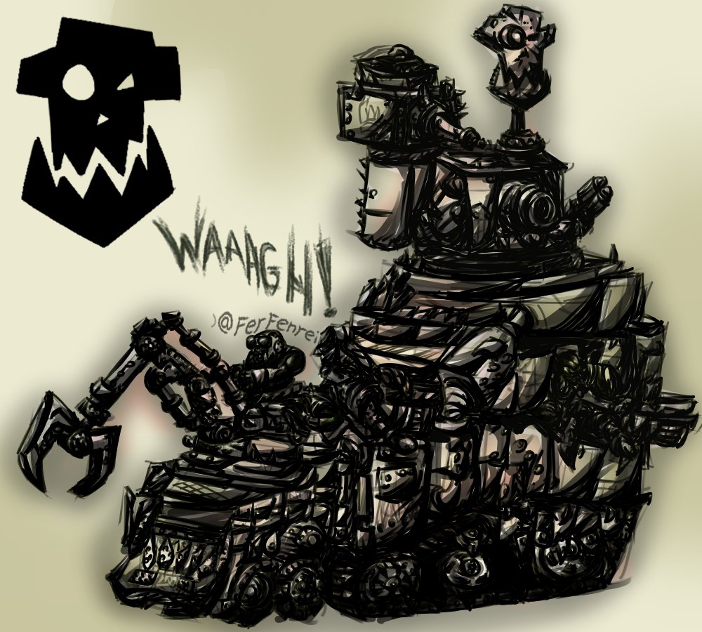 FerFenrei's tweet photo. Alter ver

#Orktober #Waaagh #warhammer40k https://t.co/8ZV4p3pLIN
