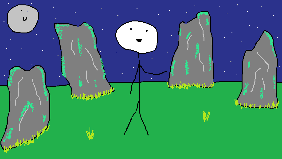 WritingStickMan's tweet photo. @Hart_Horrors Oh yes, and it was a good excuse to have me standing inside a stone circle (complete with lichen coverings). https://t.co/ZwYz5SkS1f