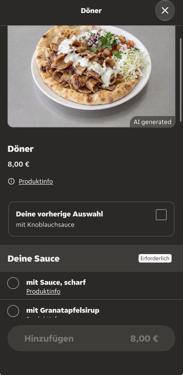 karliesFN's tweet photo. @lieferando Dieser döner spricht mit mir 🙏🙏
#Lieferando https://t.co/hZmMHkyJmY
