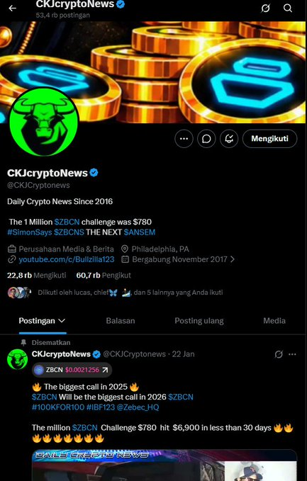 FaizalRamadhanz's tweet photo. @CKJCryptonews notish on  

Fz55pbvc9tqdHJFPeEazmM72BVvv19wiMjJHACAb8rTb  

@lazyydotfun 
#ZBCNB #ZebecParrot2 #ZBCN 🦜 https://t.co/dQnL4sGPFB