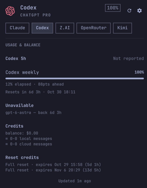 AkitaOnRails's tweet photo. E, pra variar, todos os meus planos Max acabaram as quotas semanais. Desta vez pelo menos tenho meu Qwen 3.8 Flash Next com Strata. É lento, mas vamos ver se ele resolve pra mim durante o find.

Como configurei: https://t.co/Vo8NrGaxyw https://t.co/RLGxzLgGKA