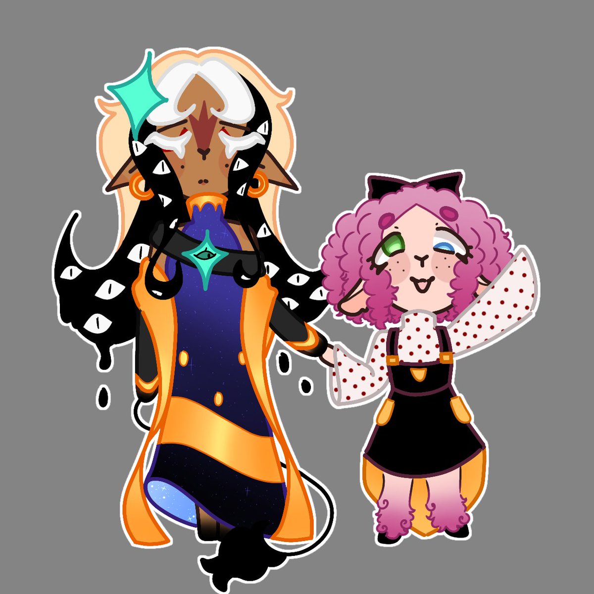 NillystellaS2's tweet photo. HELLO
My Sdvn fanchild<3
Here we have Strawberry Lamb (she is adopted) AND Starry Milk
Anyways, I love these sister so much🥹
#shadowvanilla #Cookierunkingdomoc #oc #fanchild https://t.co/Wxjxiv2pur