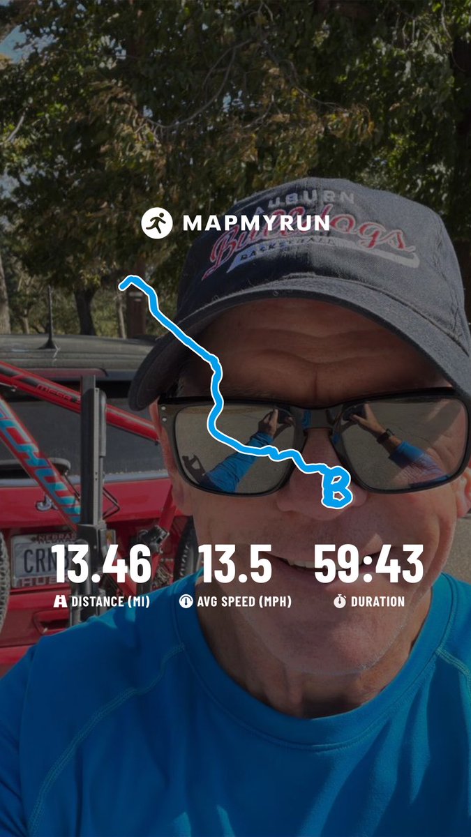 cernball's tweet photo. A really solid bike workout today on Little Red!!!! Really windy out of the south!!! Glad I did this!!! It will loosen my legs up for tomorrow!!! #DayByDay #FindAWay #NowWhatSoWhat #GBR #Huskers #RTB #QBS #RESPECTWOMEN #PROTECTOURCHILDREN #ABOLISHASSAULTRIFLES #HEAVYHEART https://t.co/L5JtPeFyZw