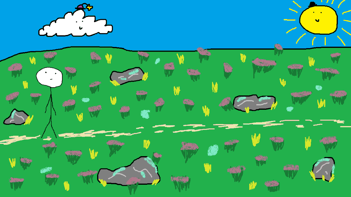 WritingStickMan's tweet photo. @HMReadDarkFic And I could pull on my familiarity with moorland for this one (and each image of moors took a long time to do 🤣). https://t.co/A8jDvAFcxB