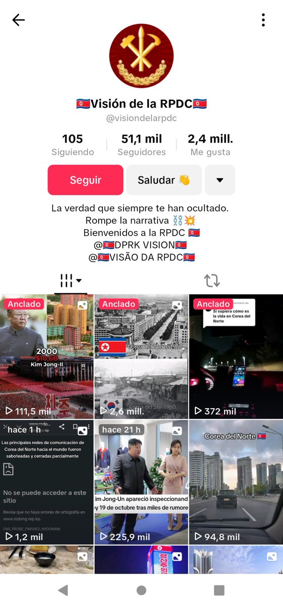 elsupreme0830's tweet photo. @rea1ReinaCruz Está cuenta en tiktok que le hace propaganda al comunismo también es de un Mexichango 🇲🇽🦍 https://t.co/iEsjf8I3BU