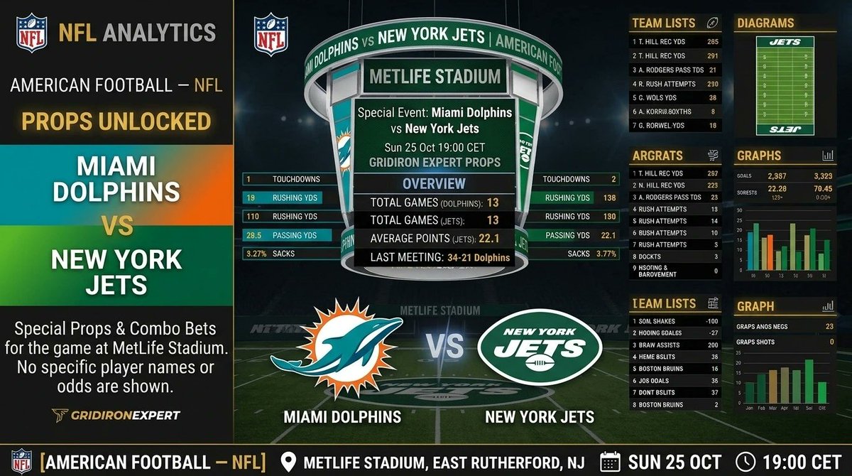Deepnightpress's tweet photo. NFL, MetLife Stadium: Dolphins vs Jets Player Props 25/10 #PhinsUp #MIAvsNYJ #JetUp #NFL #DolphinsVsJets #NFLPlayerProps #PlayerProps #PropBets #Tipstereco

https://t.co/WqCXwfSa4l https://t.co/NoFOHela8R