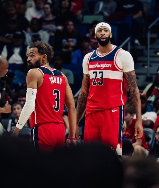 WizardsMuse1's tweet photo. REPORT: Anthony Davis WILL Play Today on the Second Night of a Back to Back

This is AD's FIRST Back to Back since December 2025

Anthony Davis's Goal this Season is to Play ALL 82 Games 🔥🔥🔥 https://t.co/rcHeKmWkEJ