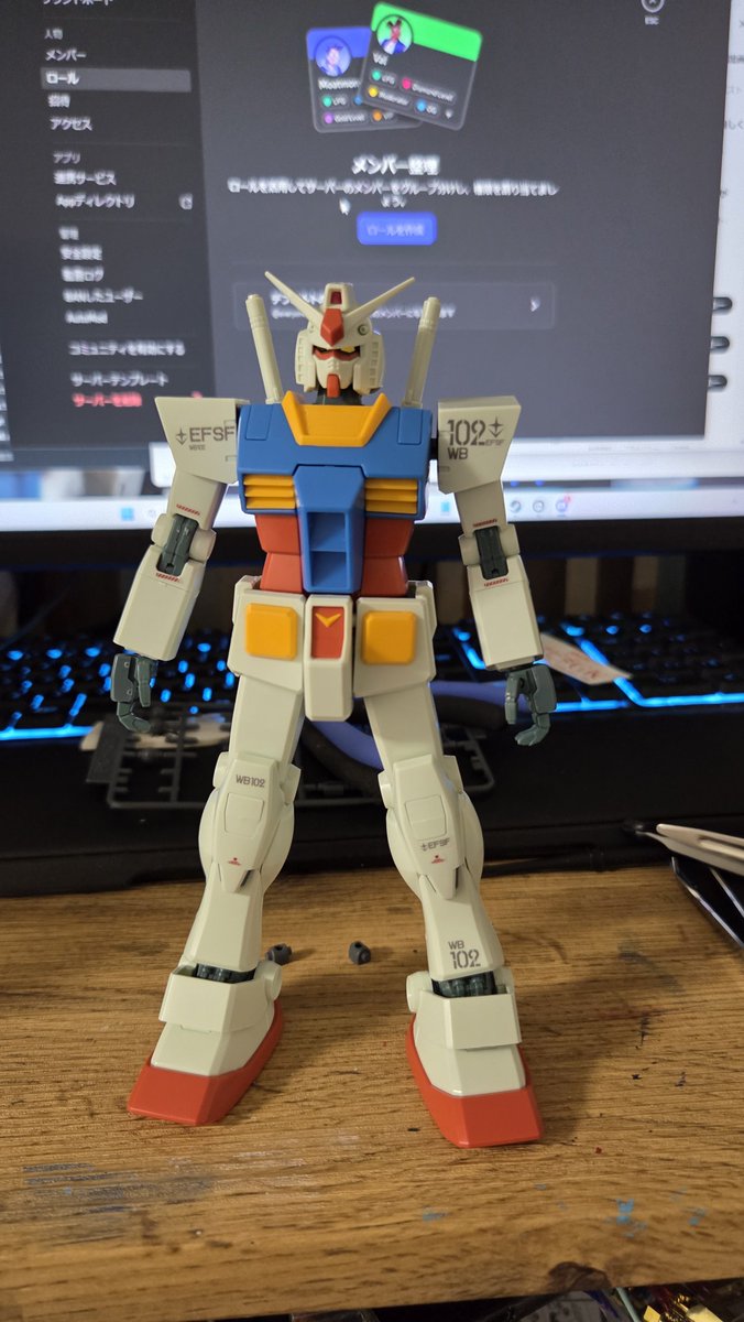 aspida42791's tweet photo. こちら本日のBARイベでしれっと作ってたガンダムです
#あすぴだガンプラ工房
#ガンプラ https://t.co/YhdeuN5WlC