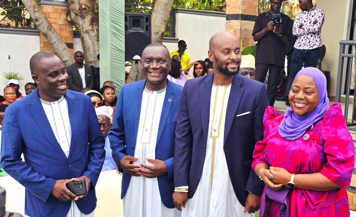 DavidLRubongoya's tweet photo. This afternoon in Kitende, we attended the introduction and Nikkah ceremony, for Sophie Mulyanyama, a daughter to Makindye East MP, Hon. Ali Nganda Mulyanyama.  

Later at Munyonyo, we attended the wedding reception for Kevin and Martha. Martha is a daughter to Lubaga South MP, Hon. Nassolo Euginia. 

Big congratulations to the two @NUP_Ug MPs on reaching this incredible milestone for their children.