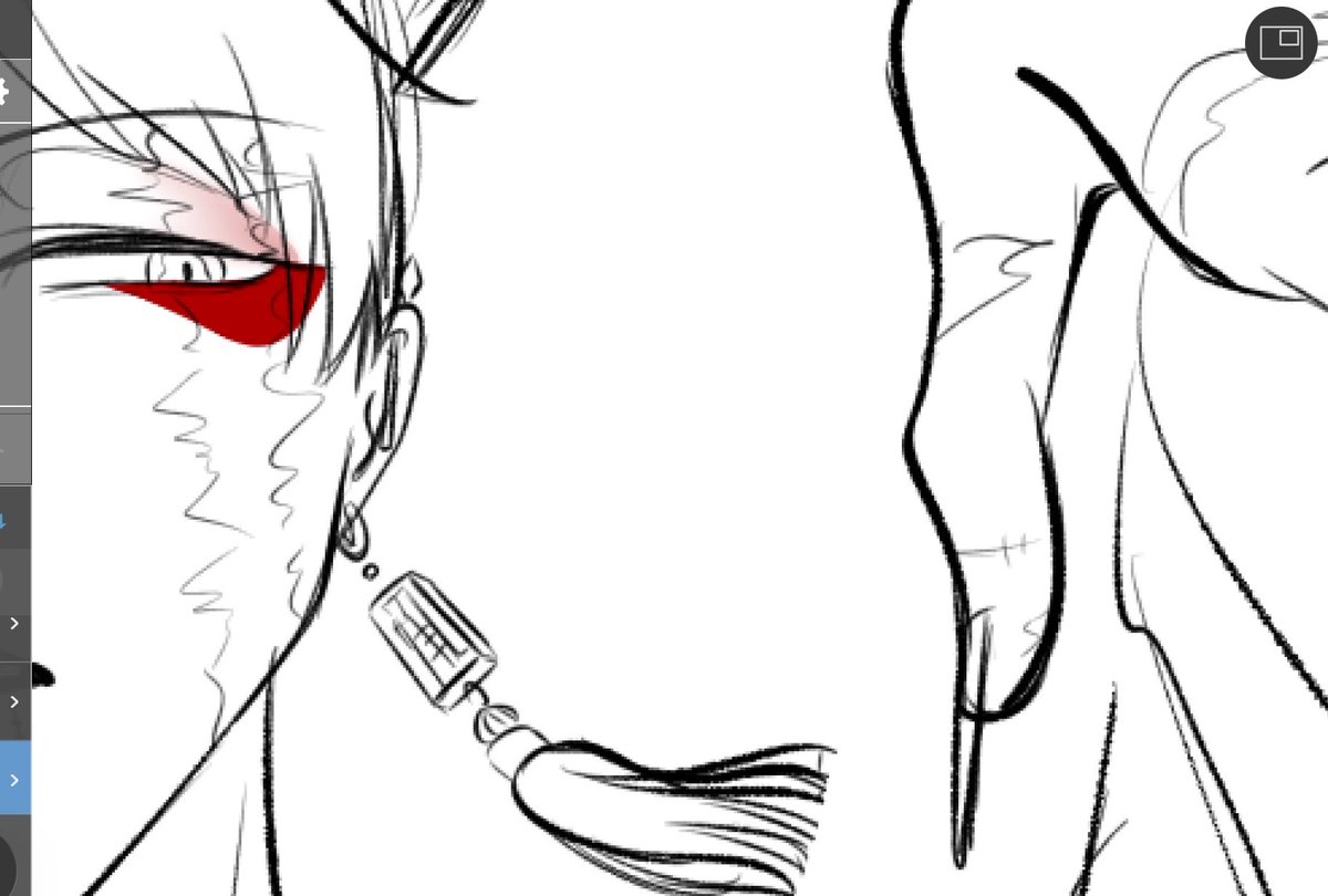 M92088122's tweet photo. 描きたくなったので、一足先に線画だけ描いてる https://t.co/hFm2x3K9pG