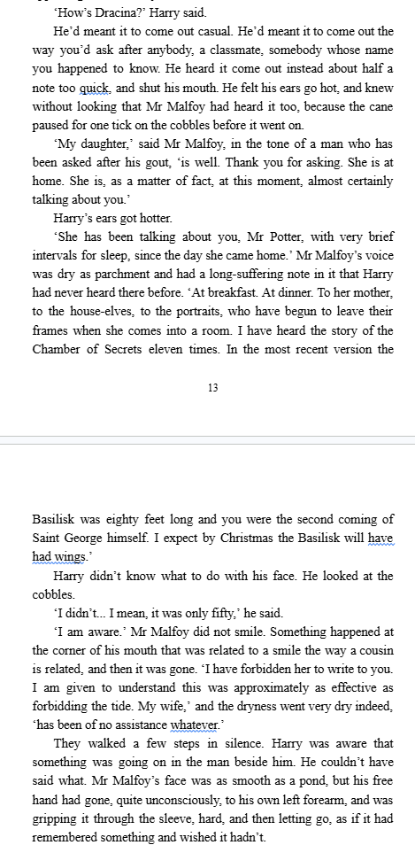 NWBroJaneway's tweet photo. Chapter 4 of Book 3 of the Malfoid Saga is now live. This is the first chapter in a long time that I felt that Christ wanted me to write certain things. Hopefully you appreciate what's there. Harry is wracked with doubt, Lucius appears, 
https://t.co/C117WZXoyQ https://t.co/zedior0B4s