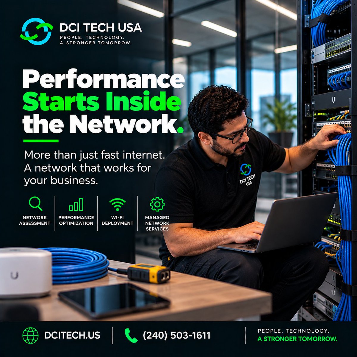 dci_tech's tweet photo. Fast internet doesn’t guarantee a fast network.

DCI TECH USA helps assess, optimize, and manage your network for better performance, Wi-Fi, and reliability.

🌐 https://t.co/lJ7sISli4F | 📞 (240) 503-1611

#DCITECHUSA #NetworkPerformance #ManagedIT https://t.co/PSDizu5EqZ