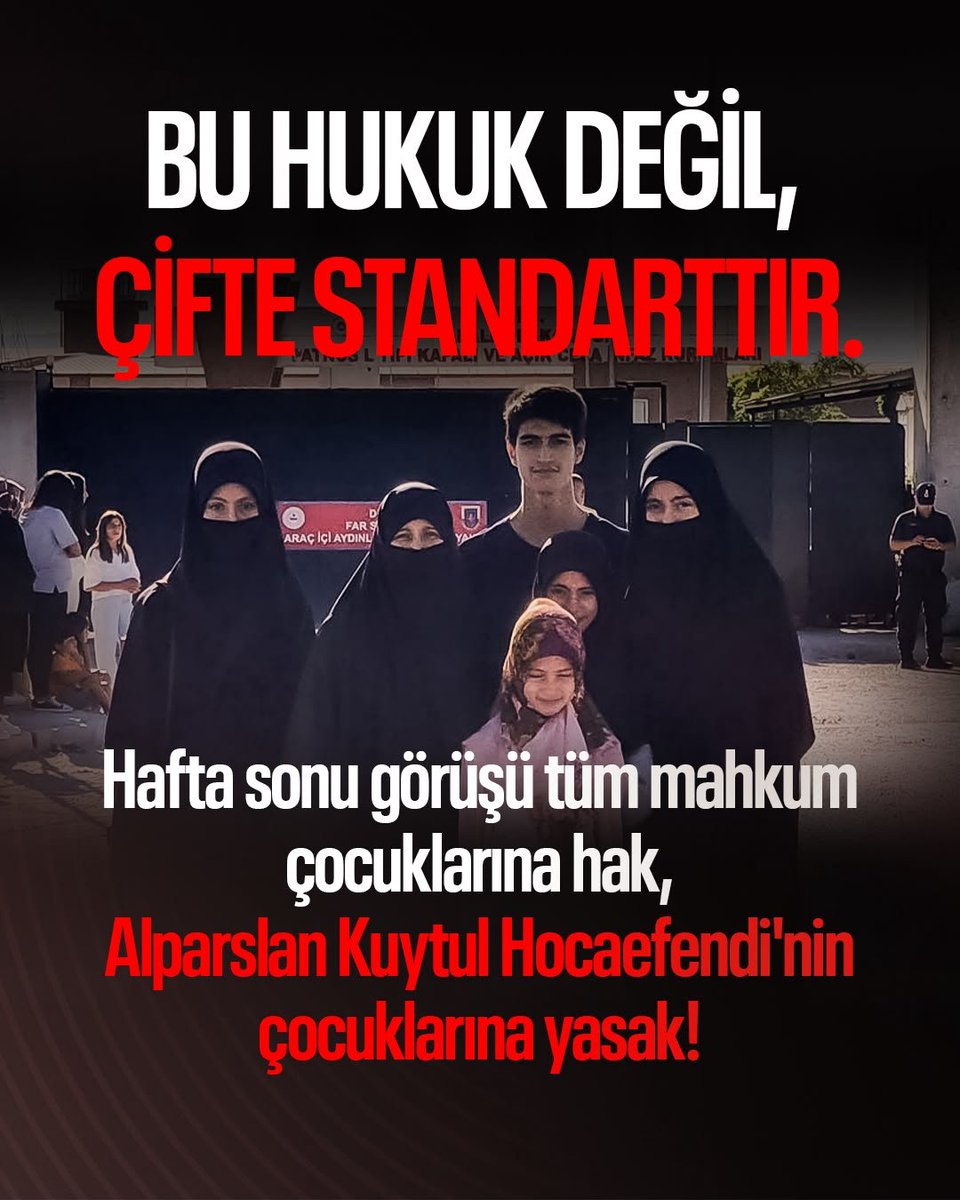 adanmis_27's tweet photo. Bu hukuk değil çifte standarttır.

Mahkemeye Baskı
AkpDönemi ZulümDönemi
AlparslanHocanın CocuklarınaZulüm https://t.co/bimL2QSeIx