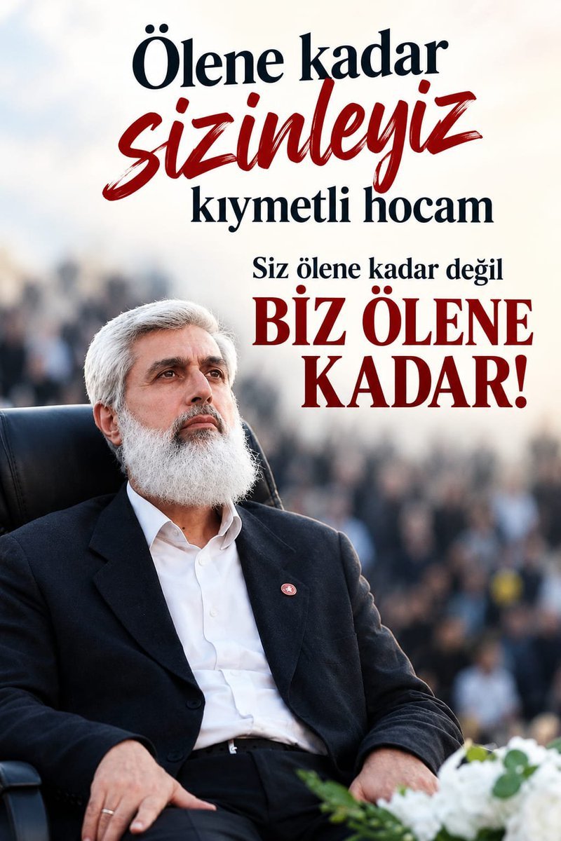 adanmis_27's tweet photo. Ölene kadar sizinleyiz kıymetli hocam

SİZ ölene kadar değil 
BİZ ÖLENE KADAR 

Mahkemeye Baskı
AkpDönemi ZulümDönemi
AlparslanHocanın CocuklarınaZulüm https://t.co/FJAkd58dbU