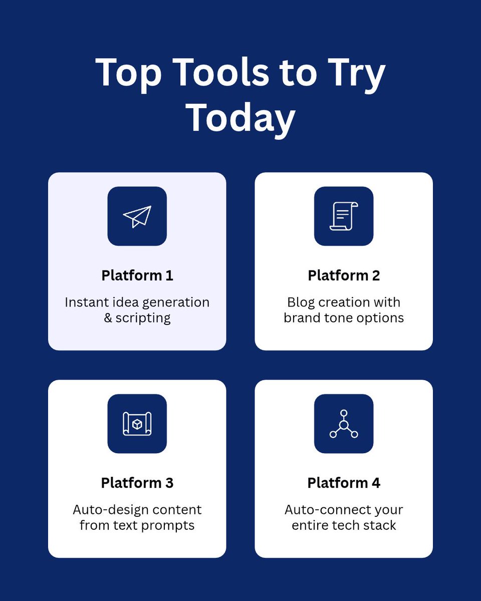 joyce_abel1's tweet photo. You don’t need 100 AI tools.

You need the RIGHT tools for problems slowing your business down.

Start with one repetitive task → automate it → measure the result → improve → scale.

That’s how automation creates real business value.

#AITools #BusinessAutomation #Joyce_abel1 https://t.co/ONKMgAPD8m