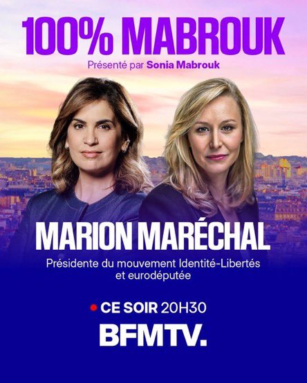 BMoon_bee's tweet photo. @BFMTV_Inside @BFMTV Sonia Mabrouk payée par BFM  1 million d’euro par an pour propager la haine . https://t.co/mqYUaPZz98