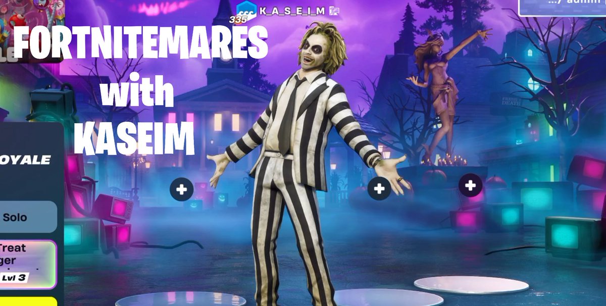 KaseimArt's tweet photo. The Ghost with The Most - I'm #livestreaming #fortnite on #youtube
#livestreaming #youtube #spiderman #marvel #battleroyale #remix #reload #godzilla #samurai #starwars #powerrangers #kpopdemonhunters #thesimpsons #backtothefuture #RTX5060 #fishing
https://t.co/lp9giShiFz https://t.co/0vzzUtmQaQ
